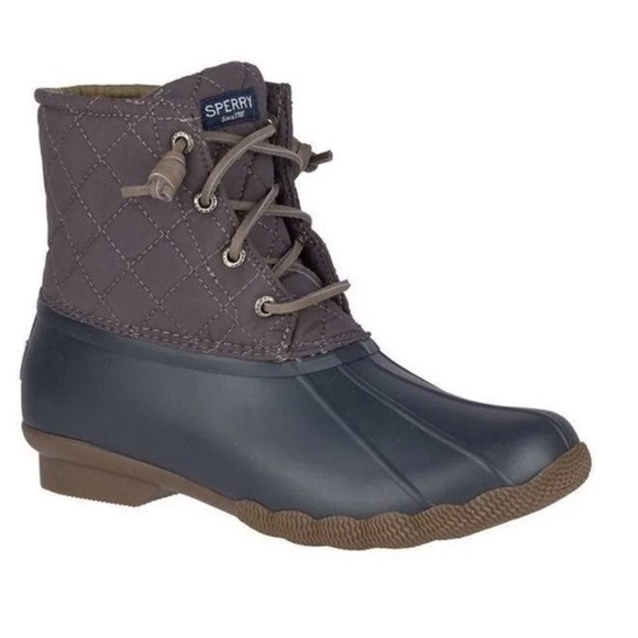 SPERRY Saltwater Quilted Waterproof Duck Boots - Picture 1 of 6